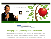 Tablet Screenshot of heutagogia.com